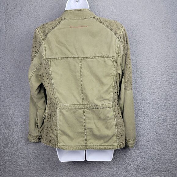 Anthropologie Hei Hei Jacket Women Small Military Army Green Utility Jacket - Picture 2 of 16
